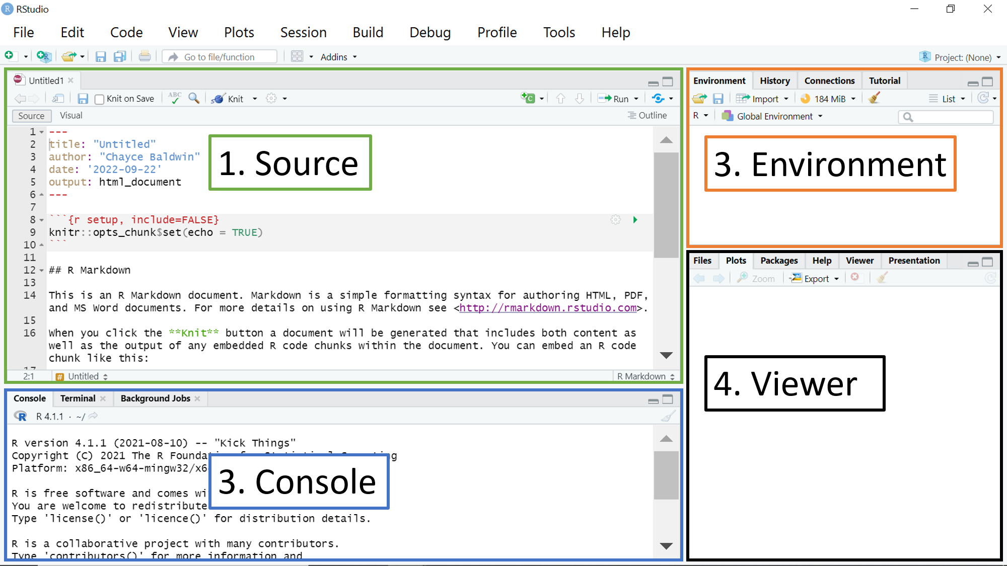 RStudio Interface